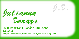 julianna darazs business card